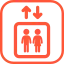 Elevator icon representing commercial space for rent in Ras Al Khaimah, UAE
