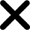 Close or exit icon 